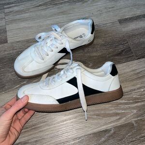 White and Black Sneakers